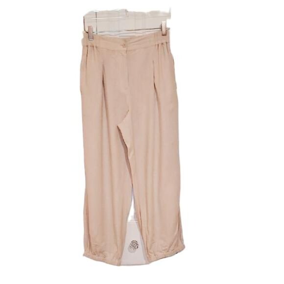 Poetry Cream Elastic Waist Pants Size 8 - Picture 1 of 5